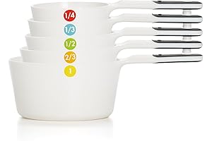 OXO Good Grips Premium Quality 6-Piece Plastic Measuring Cups