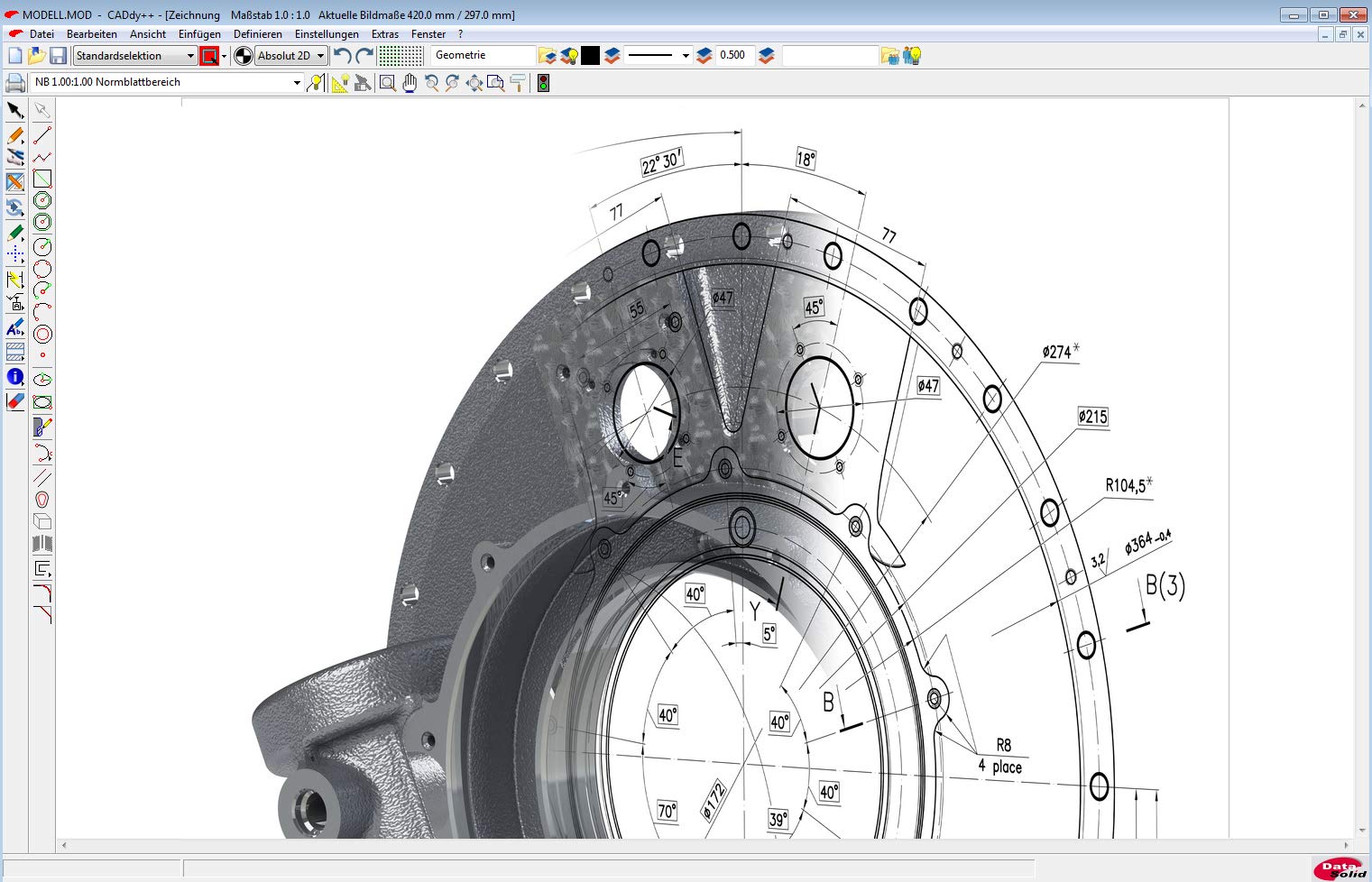 BeckerCAD 15 3D PRO - Profi-CAD-Software und 3D-Zeichenprogramm für Architektur, Maschinenbau, Modellbau und Elektrotechnik - 100% kompatibel mit AutoCAD -und Win 11, 10, 8, 7