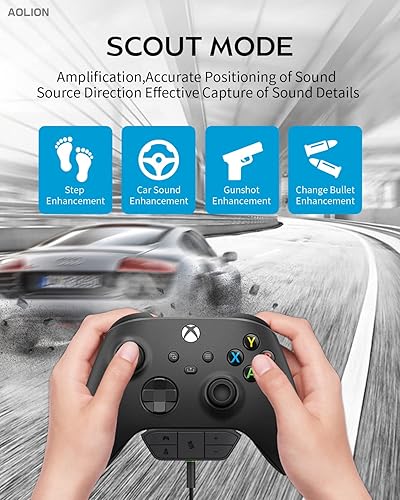 Miniatura 2 de AOLION Adaptador de auriculares estéreo para Xbox One convertidor de auriculares de micrófono de audio para Xbox One One SX Elite 1 Elite2 Series SX