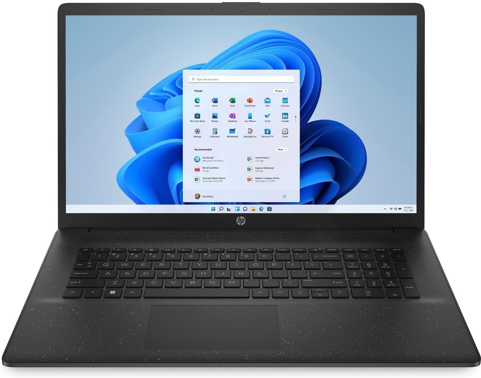 HP 17,3 Zoll Laptop mit AMD Ryzen 5-7520U und 512 GB SSD