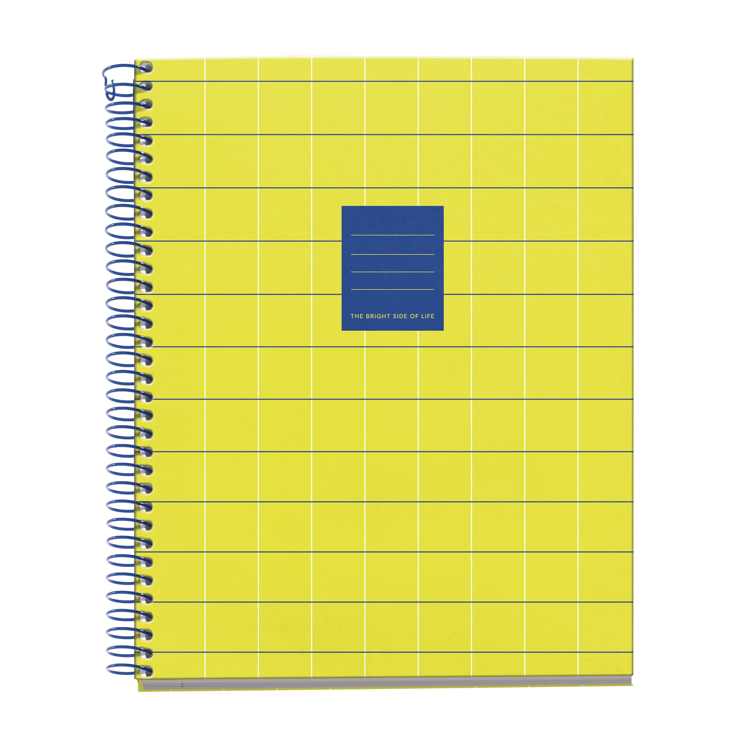 Miquelrius - A5 Notebook (148 x 210 mm), 100 70 g/m² Lined Sheets, Rigid Cardboard Cover, 4 Colour Bands, Spiral, 2 Holes, Ruled Notebook, Cute Stationery, Yellow Bright