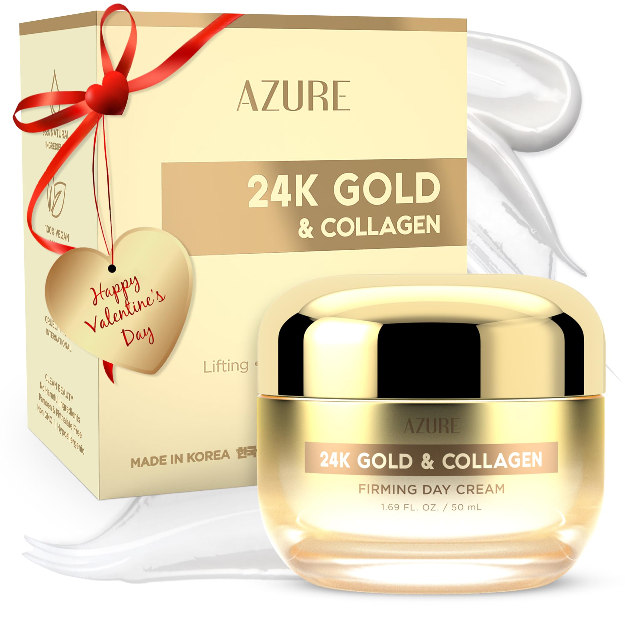 Azure Cosmetics Dermatologist Tested 24K Gold & Collagen