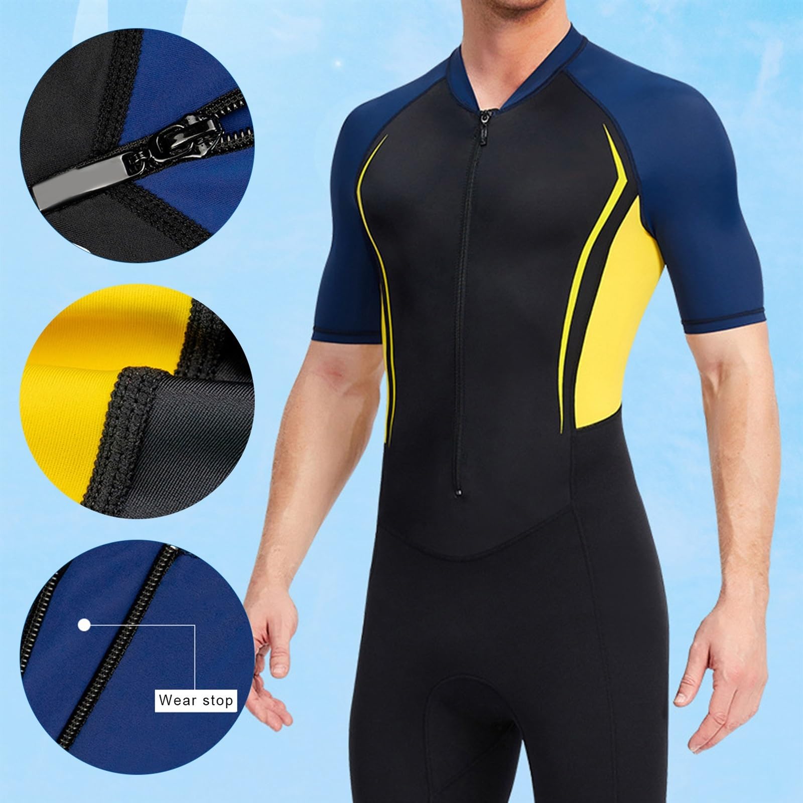 La muta da uomo è leggera per il nuoto