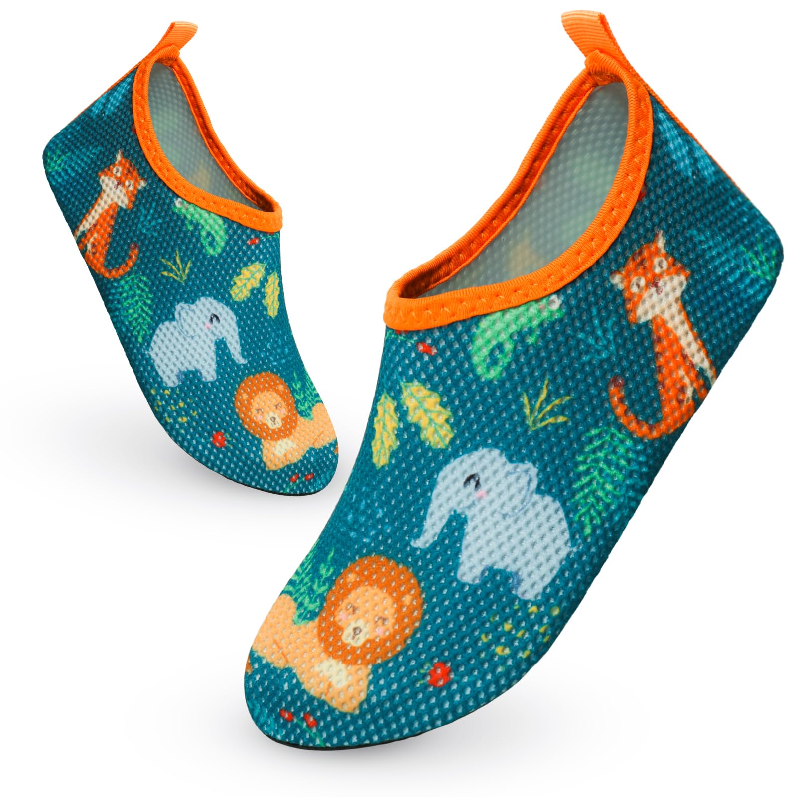 EDOTON Badeschuhe Kinder Mädchen Schwimmschuhe Wasserschuhe Strandschuhe Aquaschuhe Sommer Schwimmschuhe Strandschuhe Leichte Barfußschuhe Schnell Trockene Surfschuhe