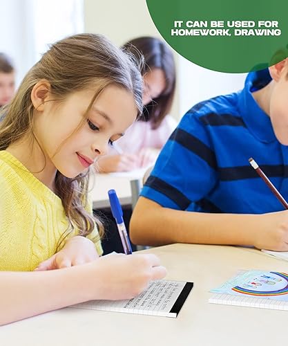 Miniatura 7 de Bloc de notas legales de 4 x 6 pulgadas, bloc de notas pequeñas con rayas universitarias para el trabajo, estudio, toma de notas, lista de tareas,