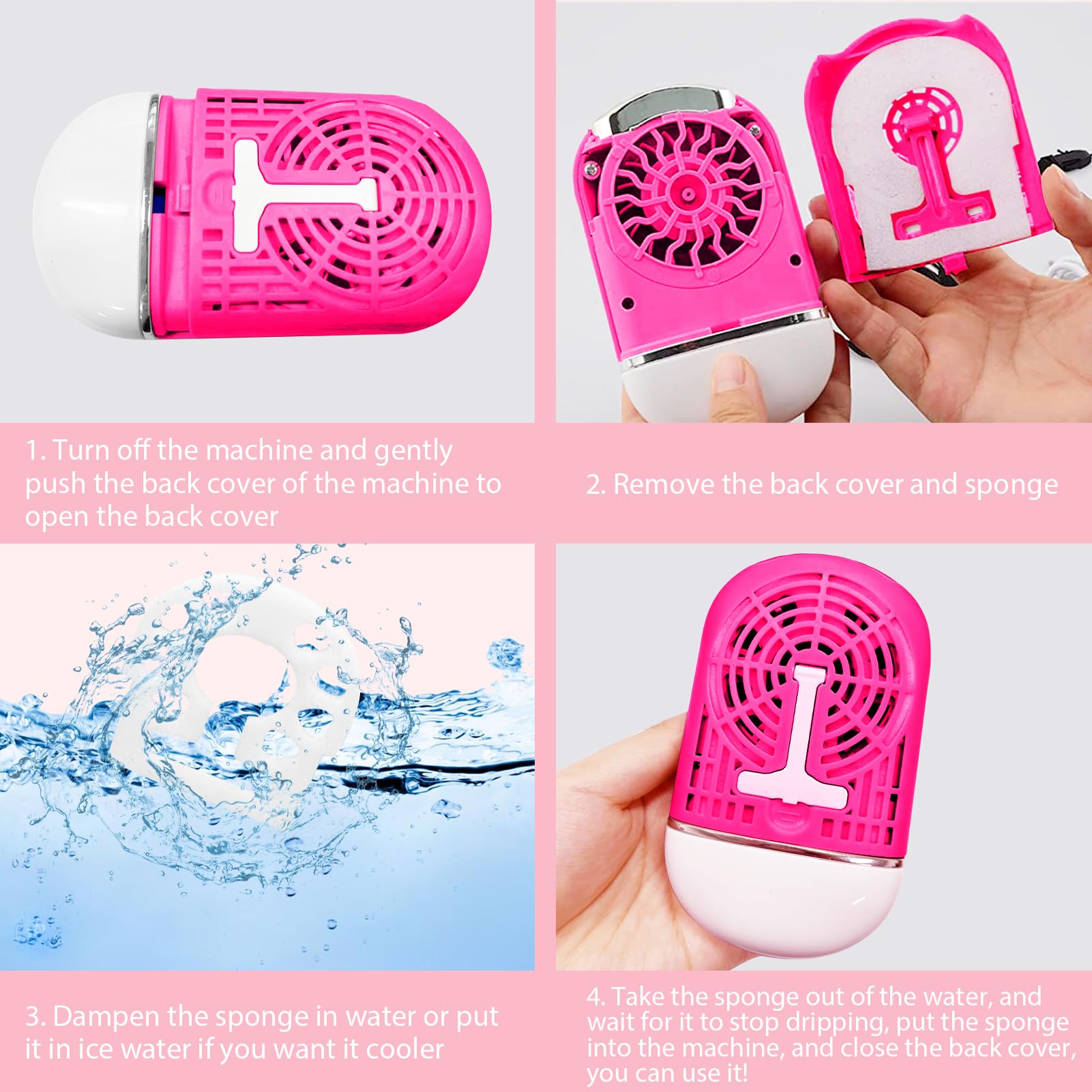 Wimpernverlängerungsreiniger, Wimpern-Mousse-Lash-Shampoo für Wimpernverlängerungen, USB-Mini-Ventilator, wiederaufladbar, elektrische Handklimaanlage, Wimpernbürsten, Reinigungsbürste, Waschflasche