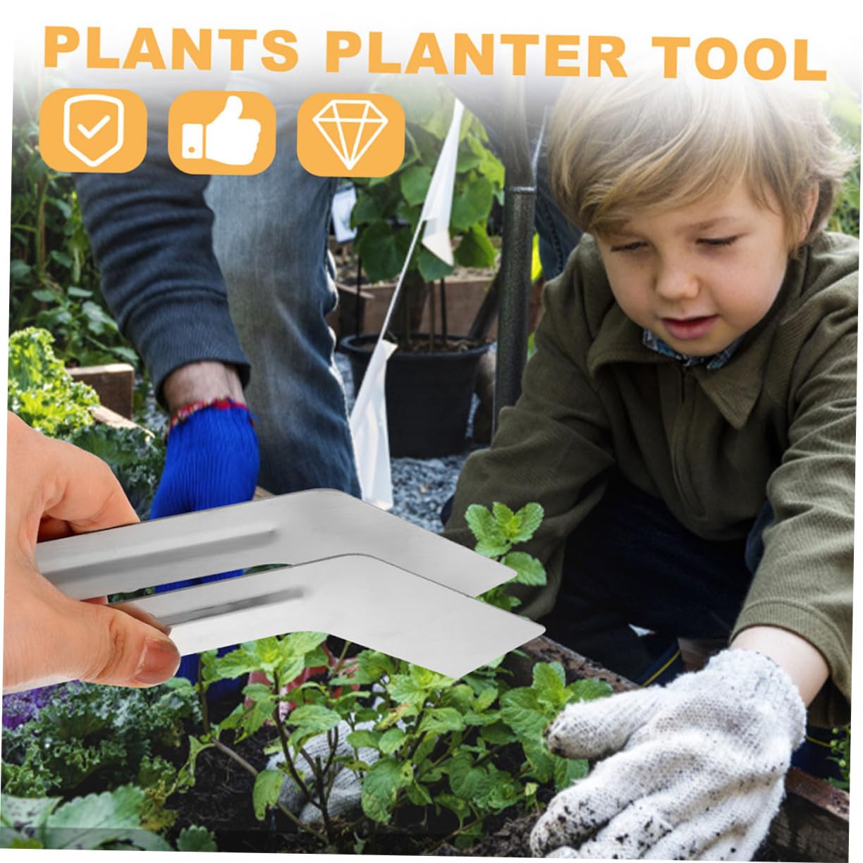 YARNOW 10 Pièces Ensemble D'Outils Floraux Pince D'Enlèvement De Plantes À Main en Acier Inoxydable Petite Pince Accessoire De Jardinage Outil De Plantation Petite Pince pour Plantes