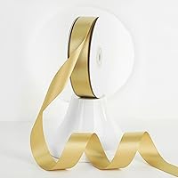 Vista 53 de MEEDEE - Cinta de satén blanca de 2 pulgadas, cinta blanca de lujo de doble cara de 25 yardas, cintas de seda para envoltorios de regalo