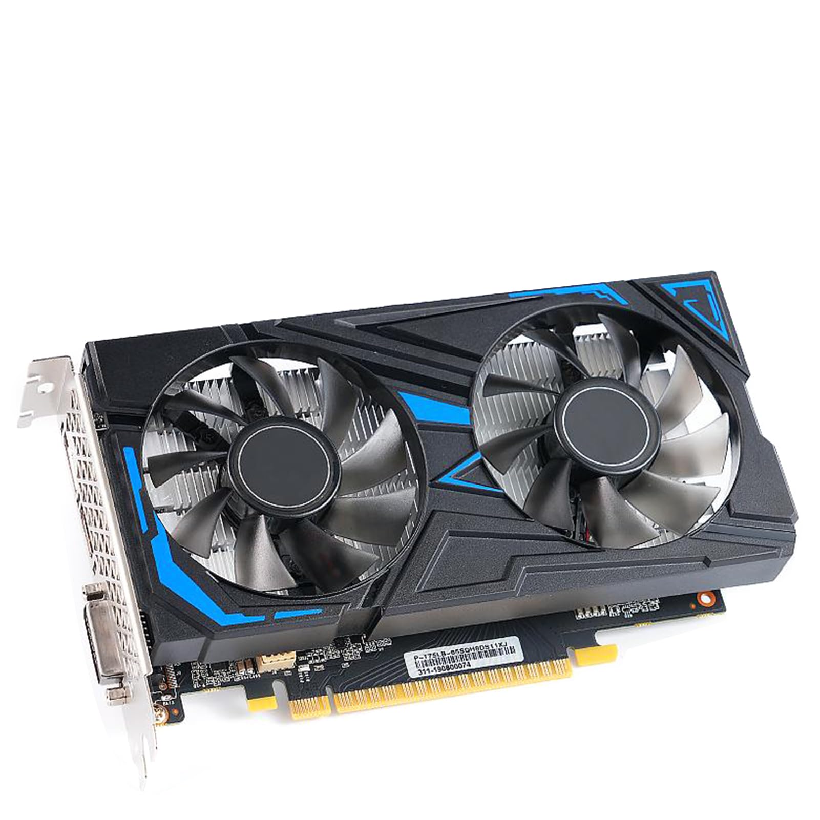 Domary Karta Graficzna 1650 Karta Graficzna GPU 4 GB GDDR5 128 Bitów 8000 MHz 3 Monitory 4K DVI Podwójny Wentylator Chłodzący Niski Pobór Mocy z Zegarem Podstawowym 1485 MHz do Edycji