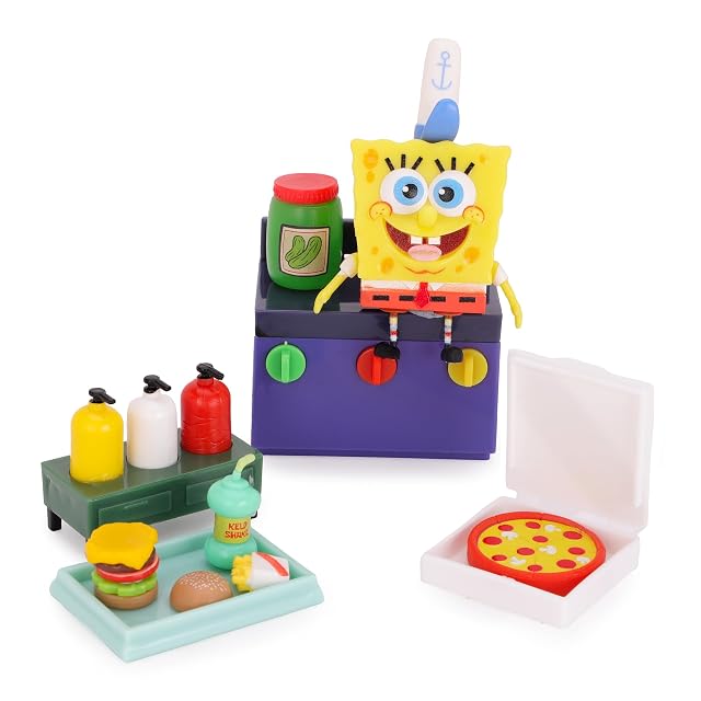 Foto 6 de 8 de Toyland® - Set de Juego de 20 Piezas de Bob Esponja y Accesorios - Pequeñito Crustáceo Cascarudo