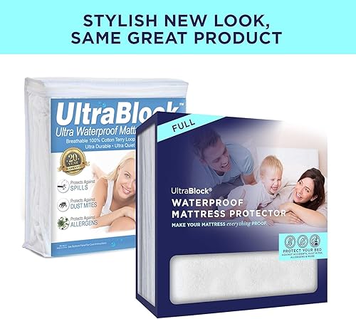 Miniatura 2 de Protector de colchón impermeable UltraPlush Premium  Funda muy suave y silenciosa, otro, Completo