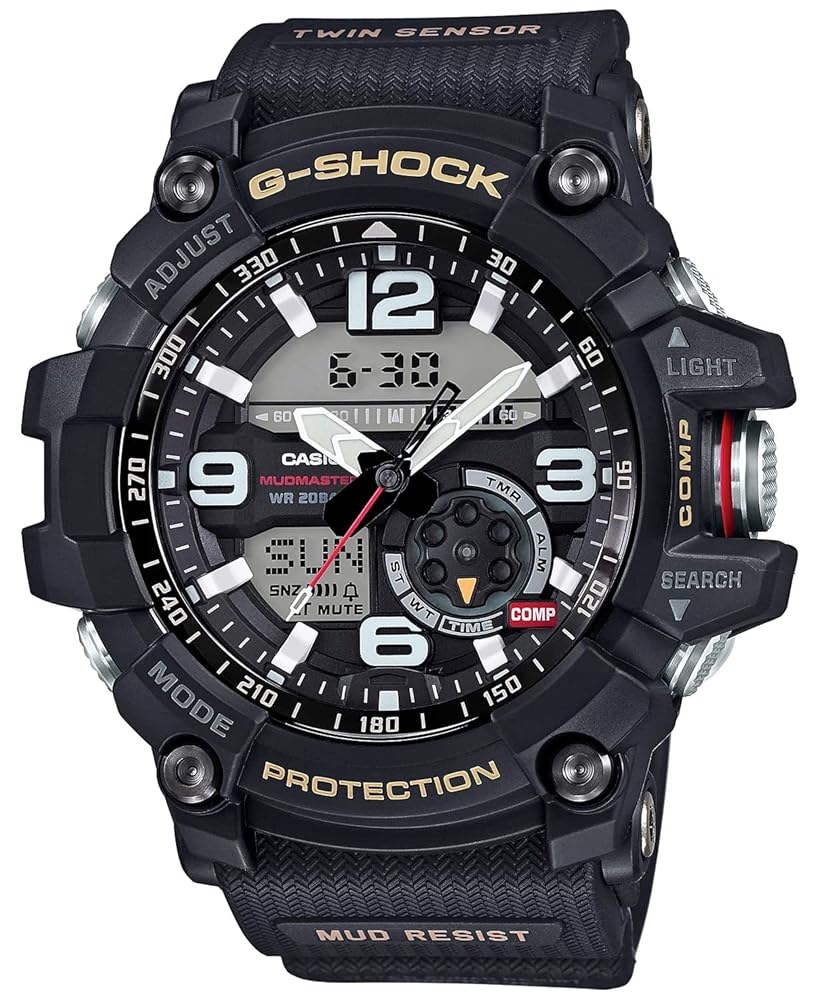 CASIO G-SHOCK GG-1000-1a MUDMASTER新品未使用 Amazon.com: Men's Casio G-Shock Twin Sensor Mudmaster Black