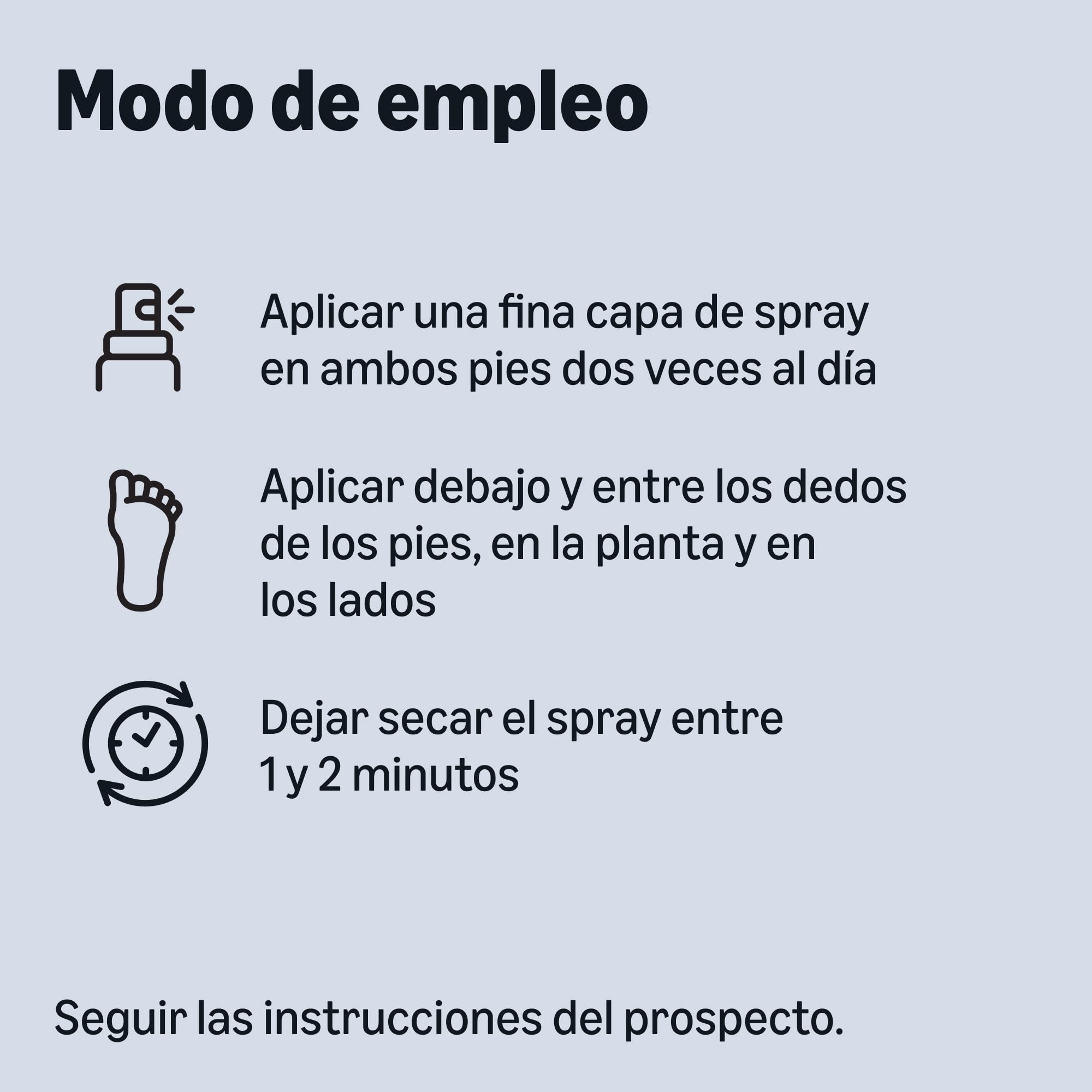 Amazon Basic Care Spray para el tratamiento del pie de atleta, 50ml