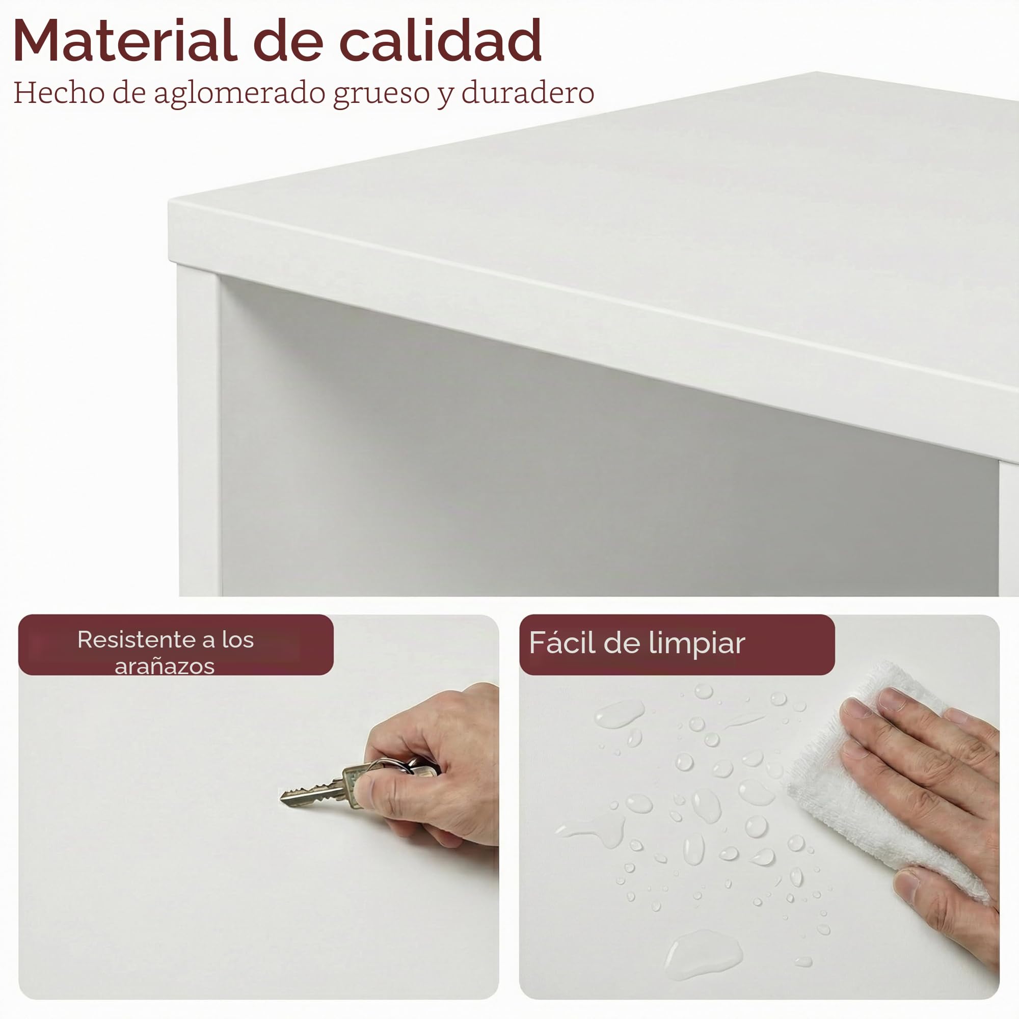 Vida Designs - Estantería Baja Cambridge de Madera de Roble Negra con 3 estantes, para Oficina o Sala de Estar