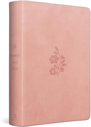 ESV Women's Study Bible: English Standard Version, Blush Rose, Trutone, Floral Bloom Design With Ribbon Marker