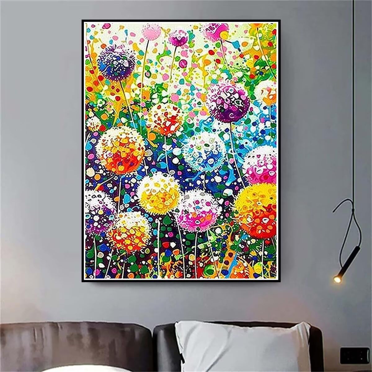 Amazon.com: Diamond Art Kits for Adults, Flower 5D Large Diamond