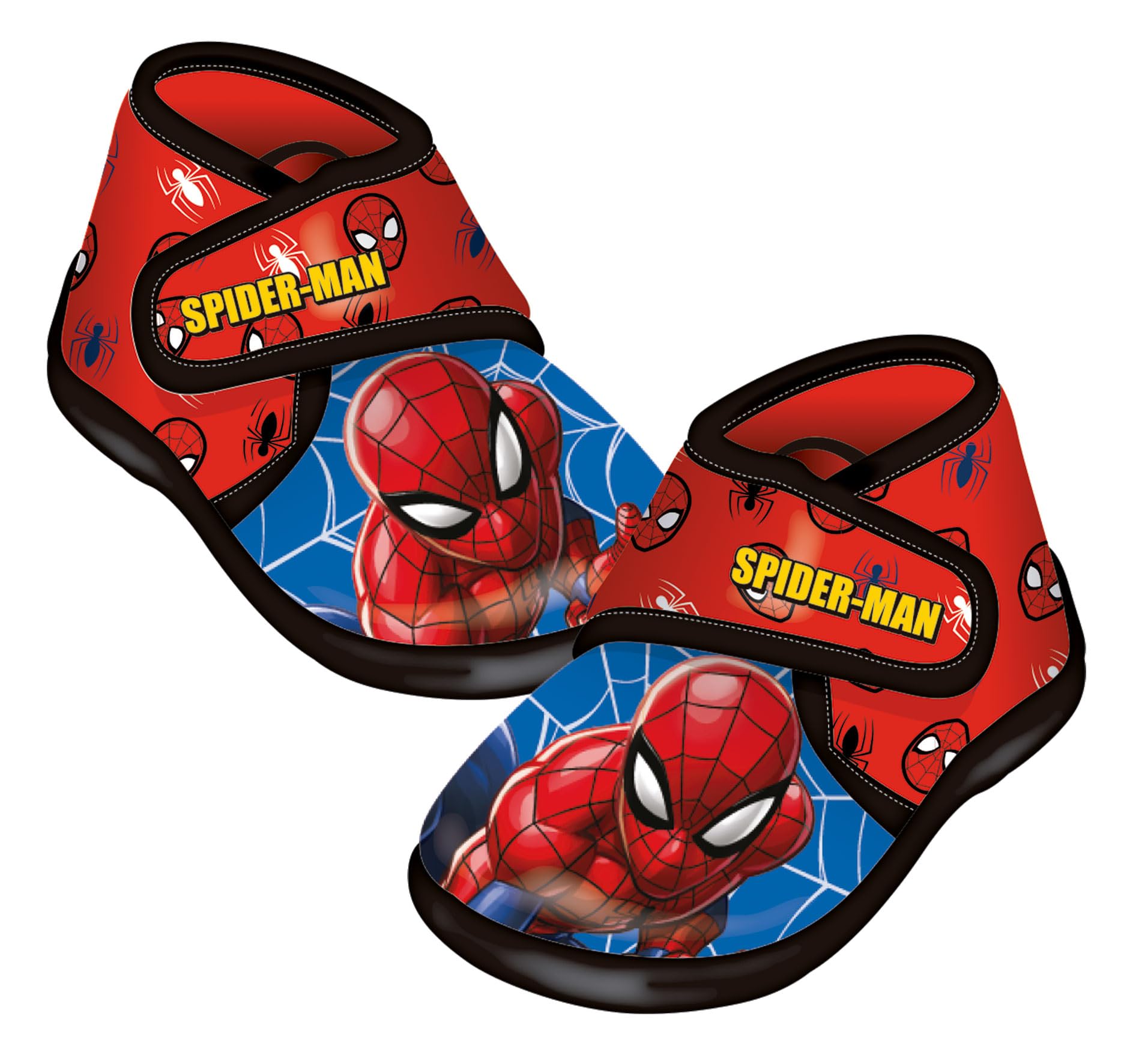 E plus M Paw-Patrol Jungen Slippers Hausschuhe mit Klettvers