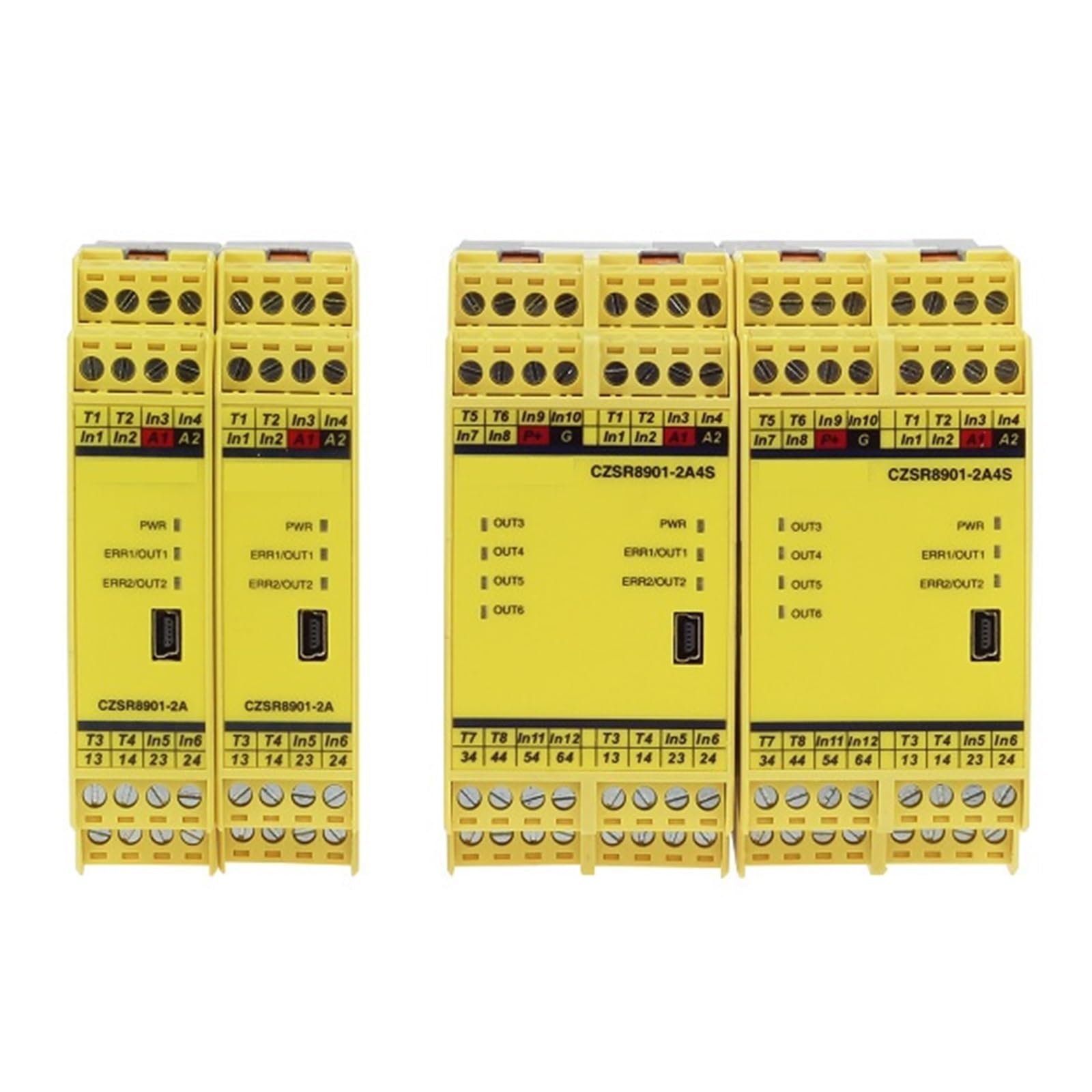 Modulo relè di controllo sicurezza industriale CZSR8901-2A4S