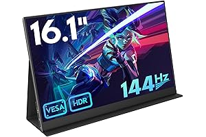 HONGO 16.1' Portable Gaming Monitor 120Hz for Laptop