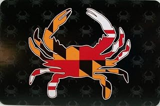 SMS Gifts Maryland Crab with Maryland Flag Design Souvenir Playing Cards