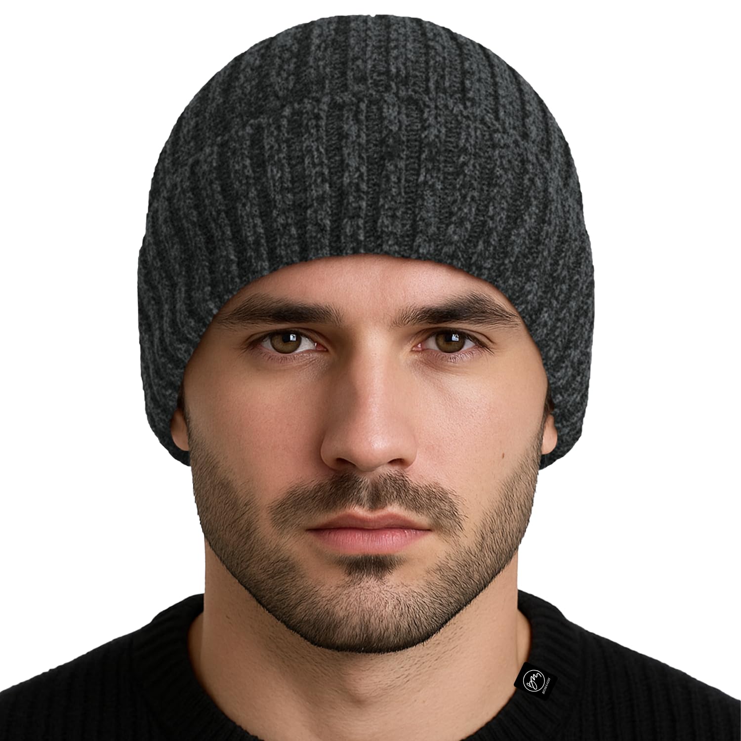 bismaadh Winter Cuffed Beanie for Men Women Fleece-Lined Beanie Soft Warm Thick Knit Ski Thermal Cap-picture-30