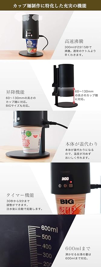 Amazon Co Jp Thanko 自動カップ麺メーカー まかせ亭 Tkcnkett ホーム キッチン