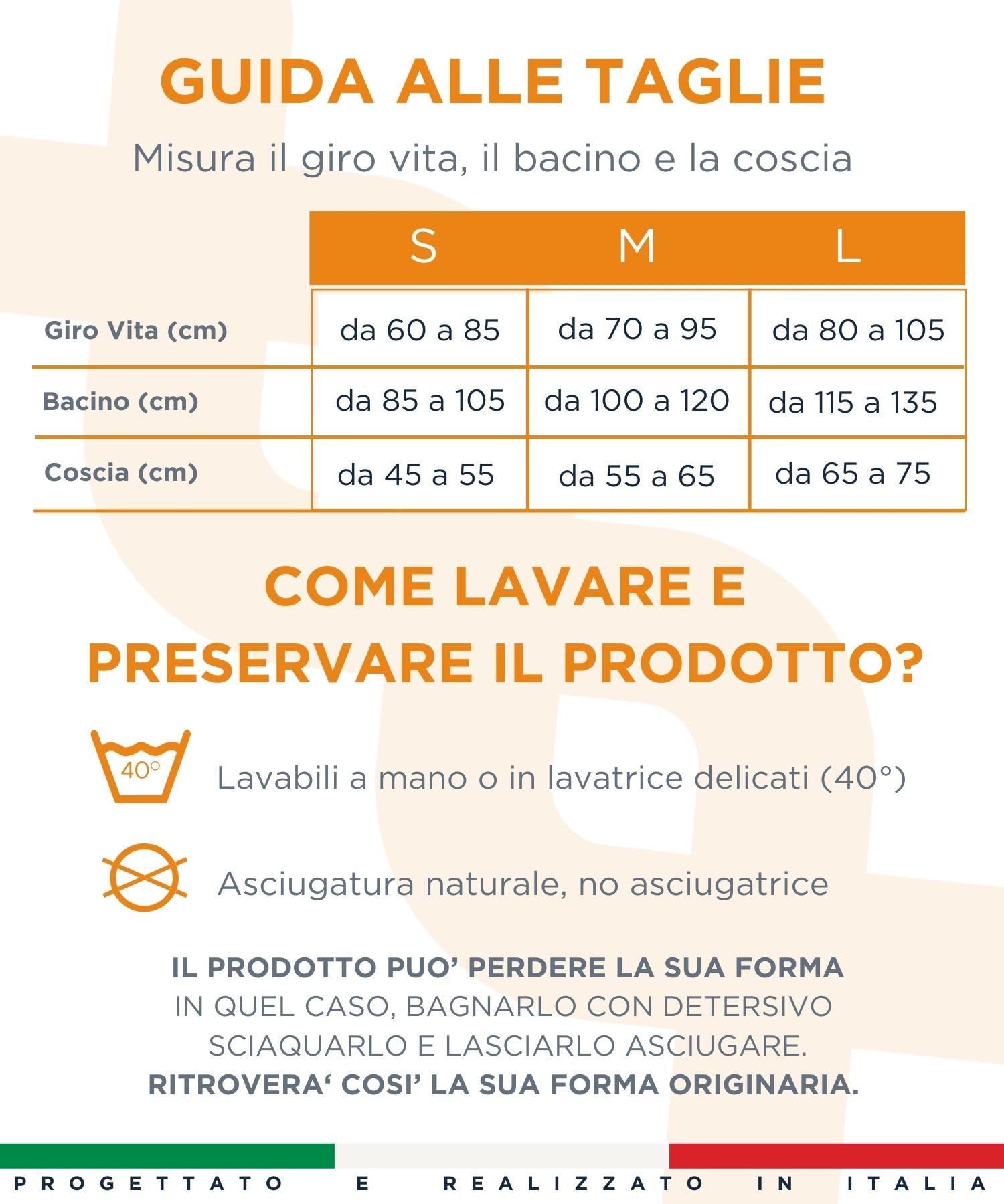 Spikenergy Guaina con Fascia Lombare Supporto Schiena Donna Elettro Magnetoterapia - Pantaloncini con Cintura Elastica Ortopedica, Dispositivo Medico Detraibile - Made in Italy
