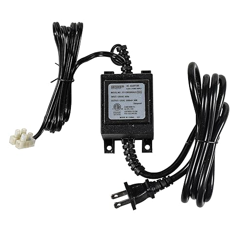 Miniatura 8 de HQRP Transformador AC 120V a AC 12V 5A 60W convertidor de fuente de alimentación a prueba de lluvia compatible con luz de piscina, bomba de agua