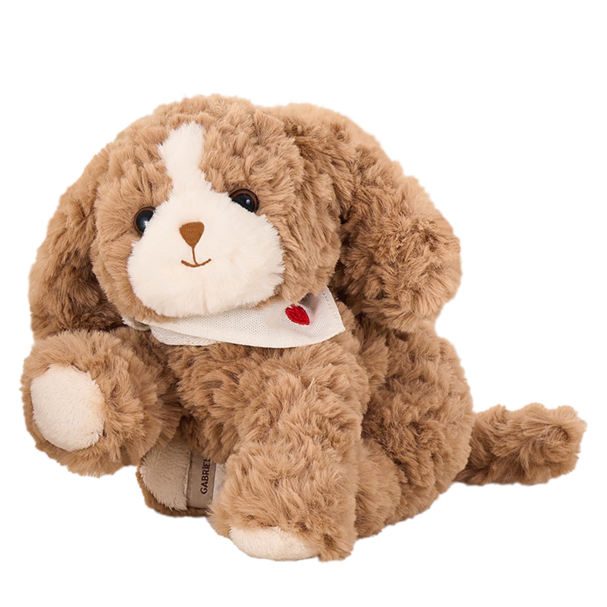 GABRIEL Plush Puppy, 25cm Soft Stuffed Doggy Toy, Cute Snuggle Buddy for Kids, Girls & Girlfriend, Birthday Party Gift