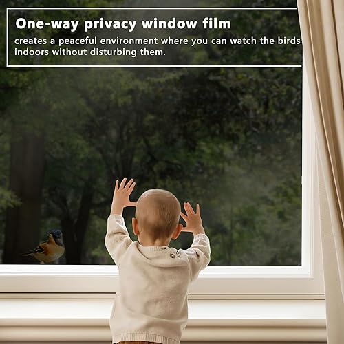 Miniatura 7 de Película de privacidad unidireccional para ventana, bloqueo solar, anti UV, película de tinte para ventana, control de calor, espejo diurno, no