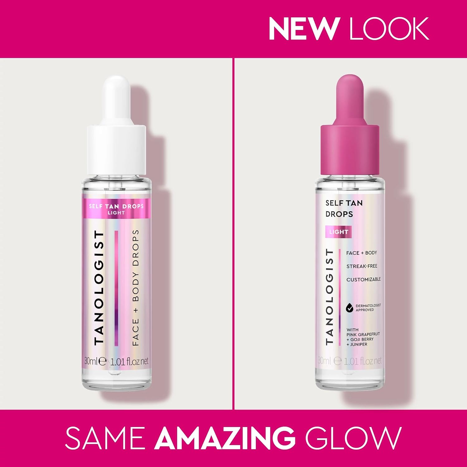 Tanologist Light Self Tan Drops, Streak-Free Body & Face Tanning Drops, No Fake Tan Smell, For Moisturizer & Lotion, Bronzing Face Tanner, Skincare Ingredients, Vegan, 1.01 fl. oz/30 ml Bottle - Image 7