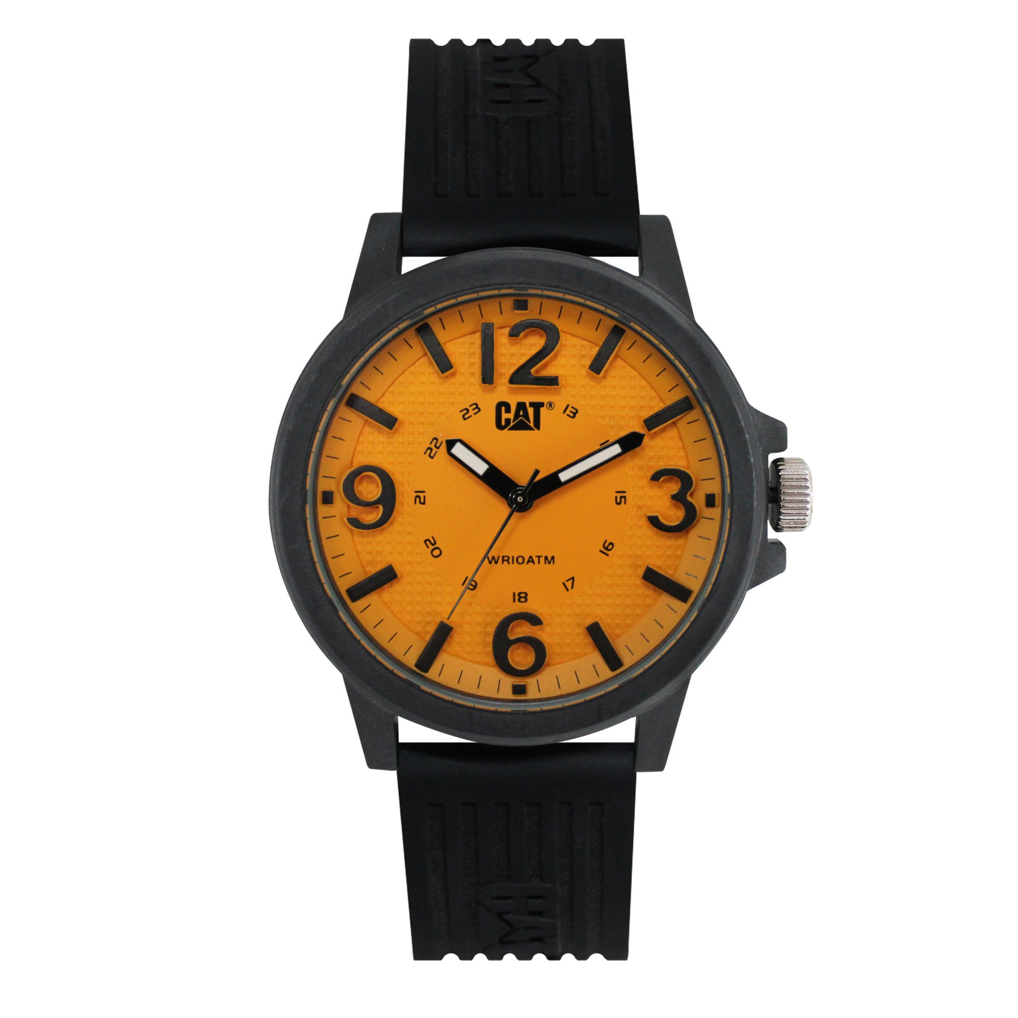 CATCAT Groovy Men Watch, 44.5 mm case, Polycarbonate case, Silicone Strap