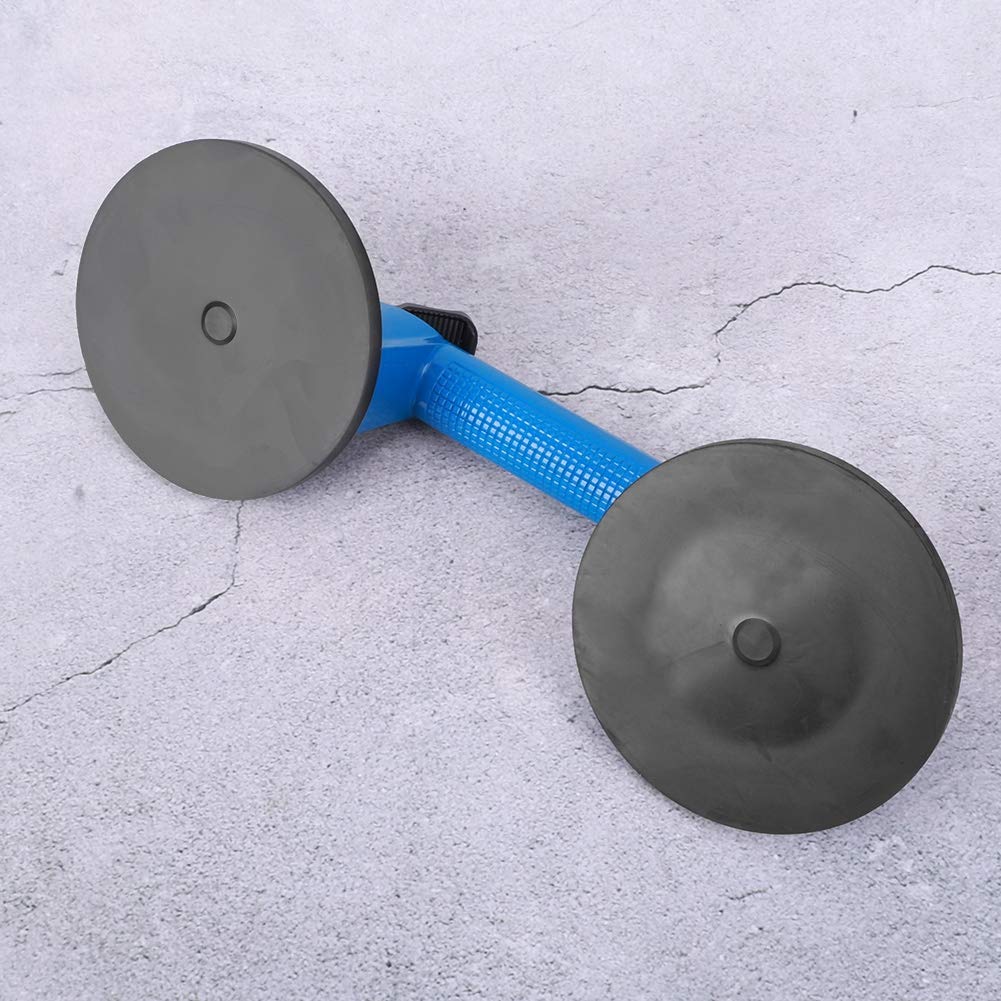 Glass Lifter Suction Cup Aluminum Alloy Glass Suction Cup Heavy Duty Glass Plate Puller 2 Cups Glass Suction for Glass Window Tiles Mirror