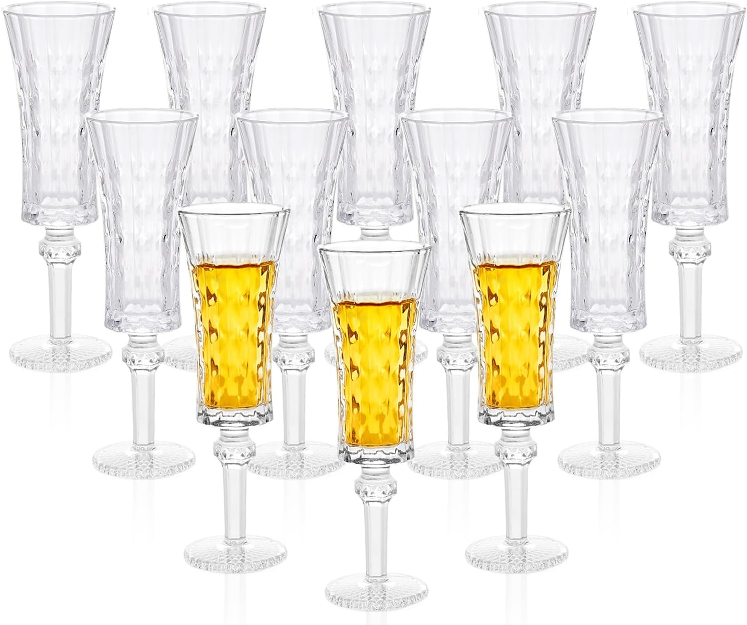 Cordial Glasses with Stem, Crystal Fancy Shot Glasses