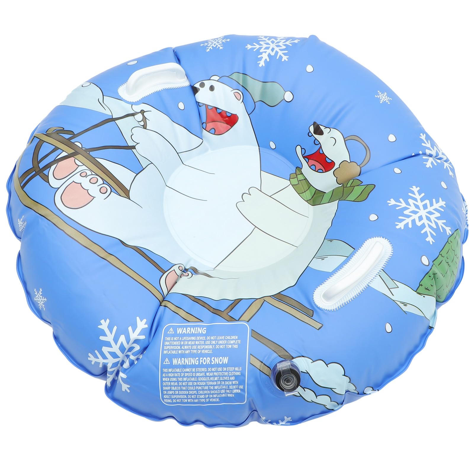 Anneome Slittino Gonfiabile da Neve Tubo di Neve Ispessito per Adolescenti e Adulti all Aperto per Inverno