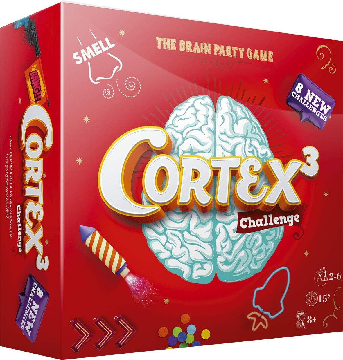 Asmodee Zygomatic | Cortex Challenge: 3rd Edition| Card Game | Ages 8+ | 2-6 Players | 15 Minutes Playing Time