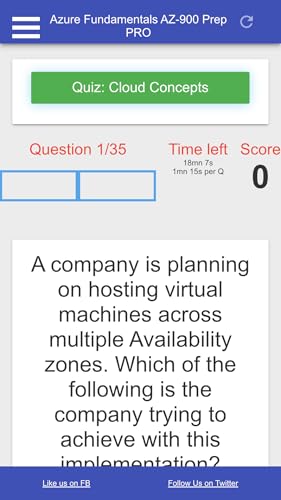 Azure Fundamentals AZ900 Certification Exam Preparation PRO
