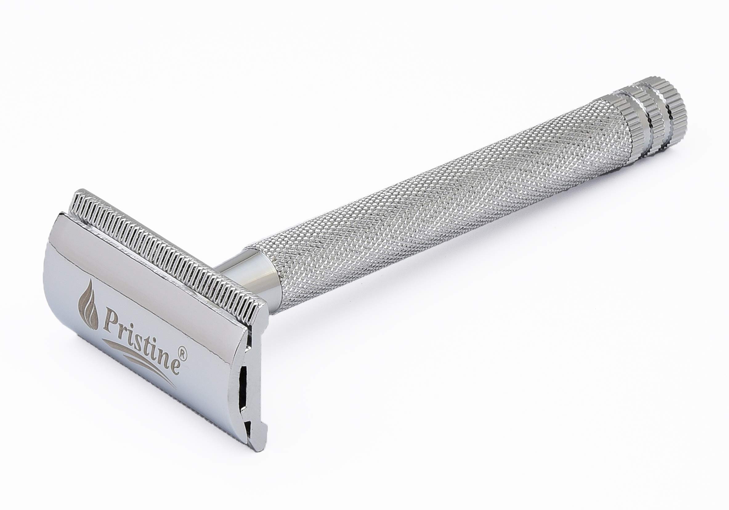 Pristine Shaving Double Edge Safety Razor For Men CROME PLATING (Close Comb) - Image 1
