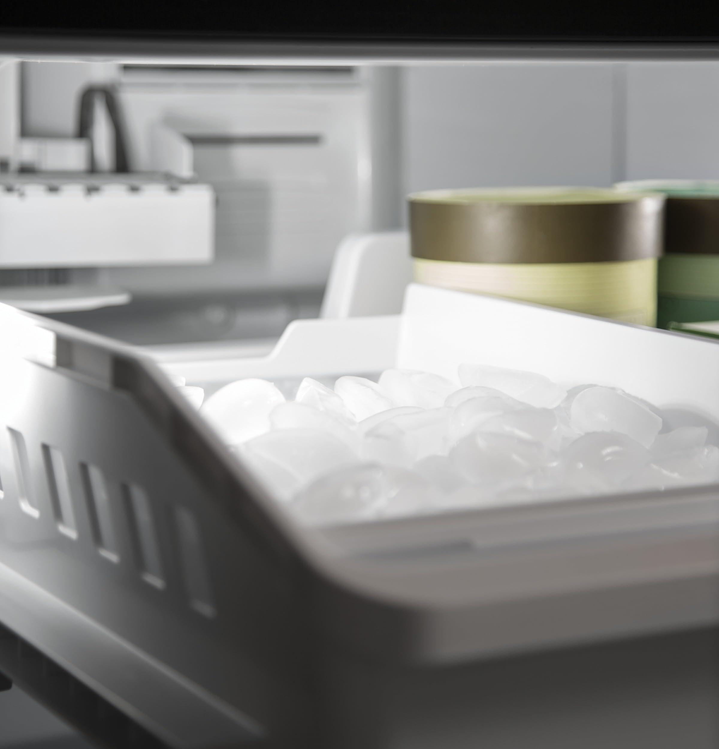 GE PROFILE 21.9 cu. ft. Counter Depth French Door Refrigerator w/Internal Dispenser in Fingerprint Resistant Stainless on Fridge.com