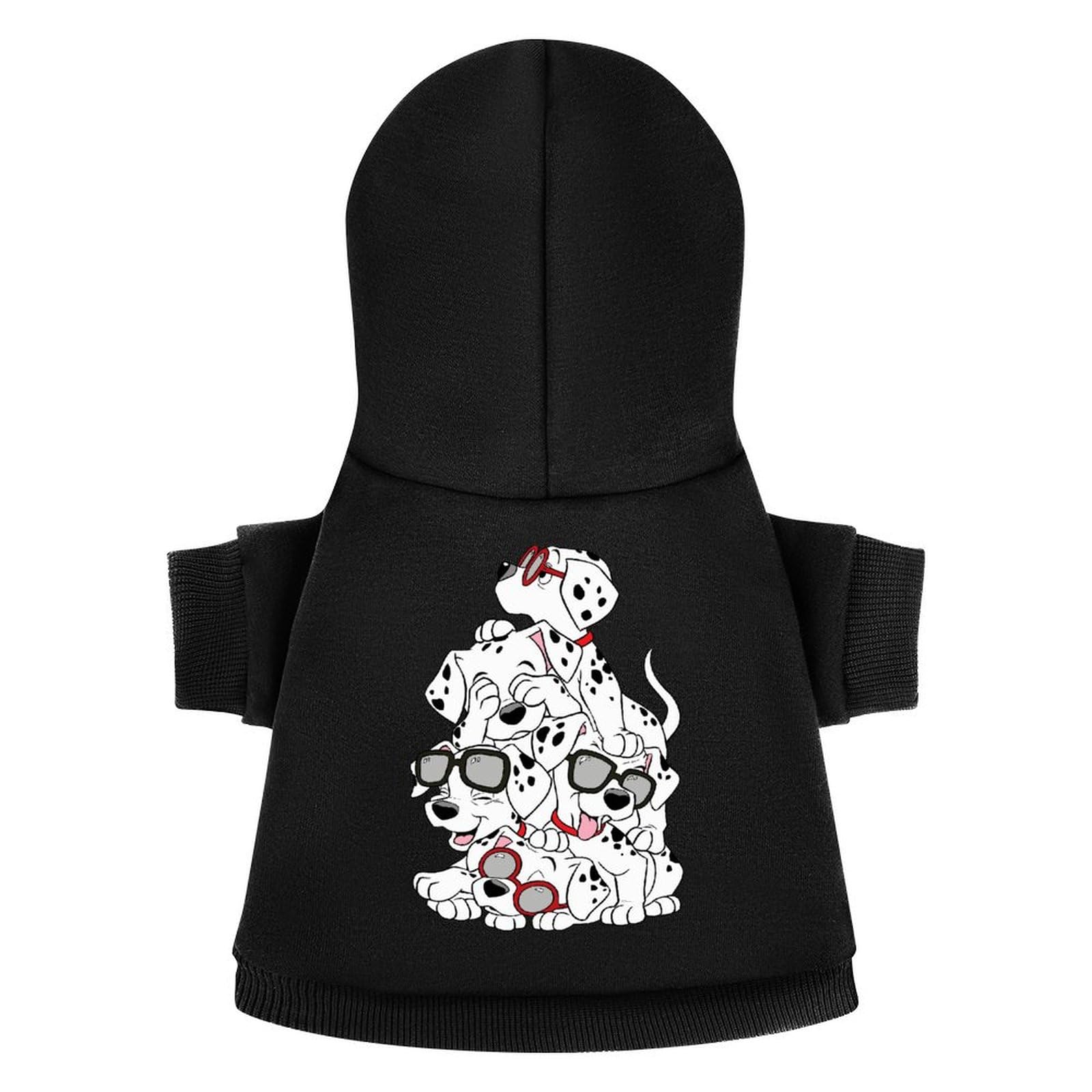 Amazon.co.jp: ペット服 犬服 猫服 パーカー 101匹わんちゃん フード