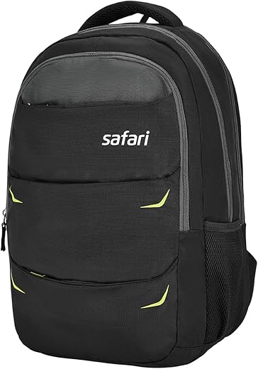 Safari Omega Pro 35L Laptop Backpack with Raincover, 3 compartments, bottle holder, organizer, school bag for boys and girls, college bag for women…