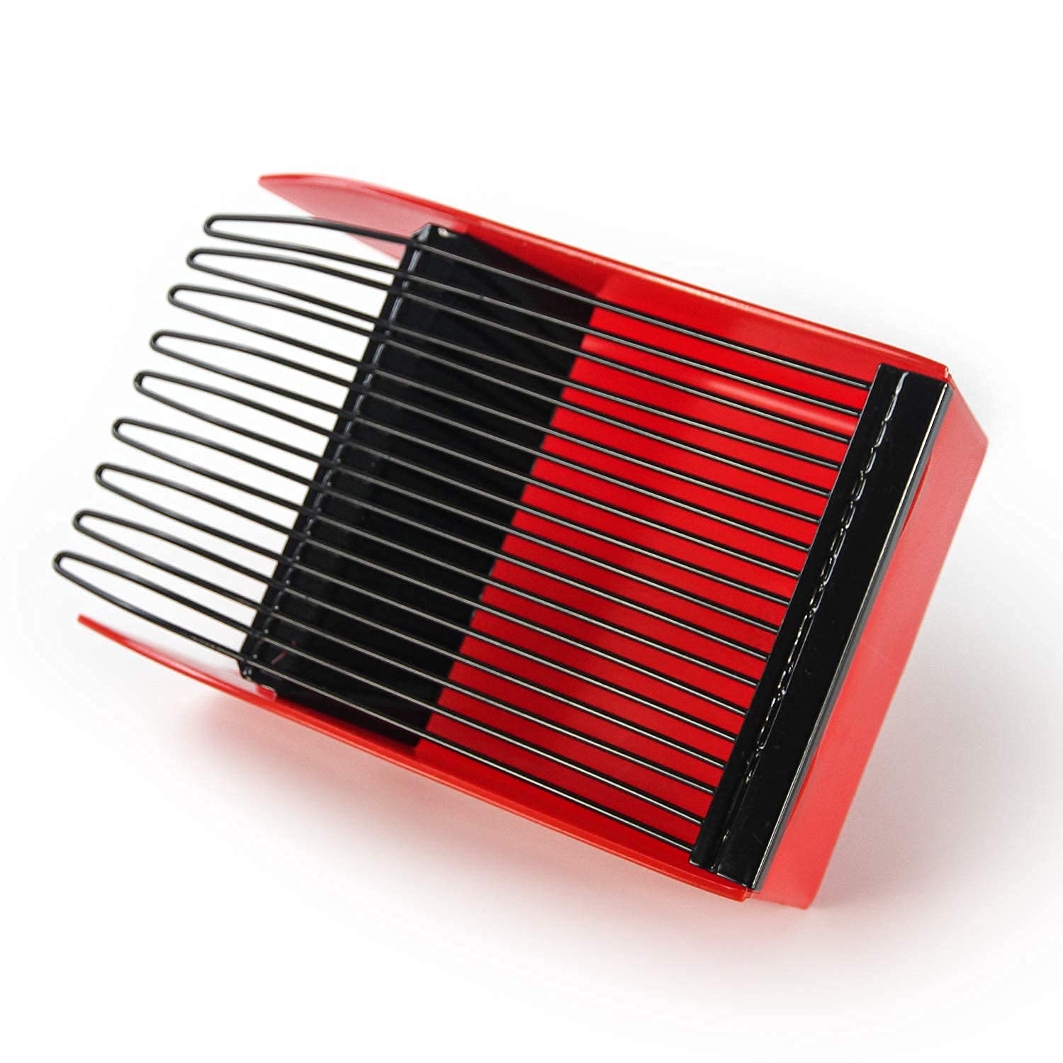 GUGULUZA Raccoglitore Bacche Attrezzo per Frutti Piccoli,Raccoglitore Mirtilli, Berry Picker 24 x 14 cm (Rosso)