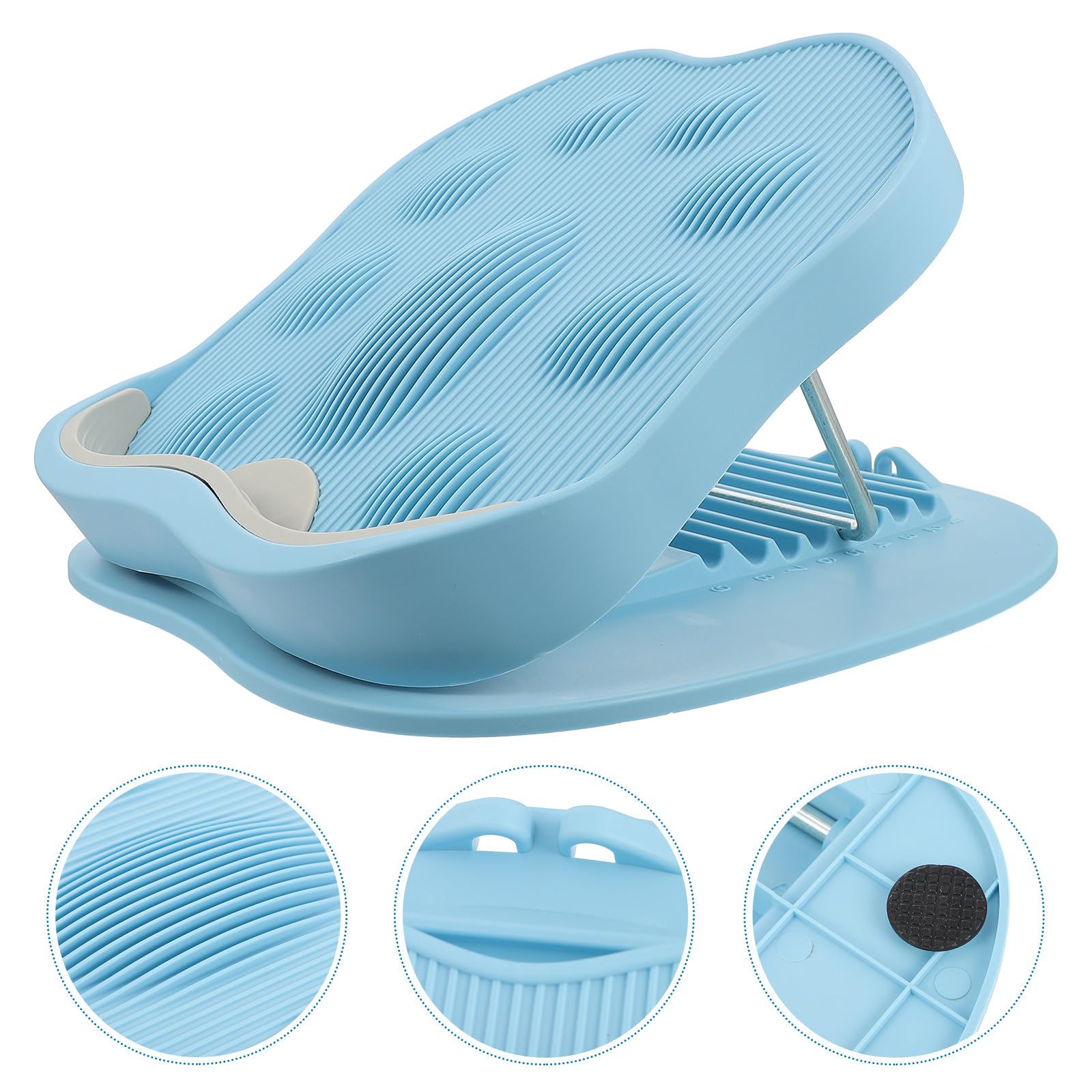 Tabla Inclinada Ajustable para Ejercicio de Pantorrillas y Pies, Accesorio Ligero de PP y TPE para Aliviar Fatiga en Fitness y Fisioterapia