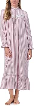 Amazon.com: EILEEN WEST Women Cotton Rayon Flannel Long