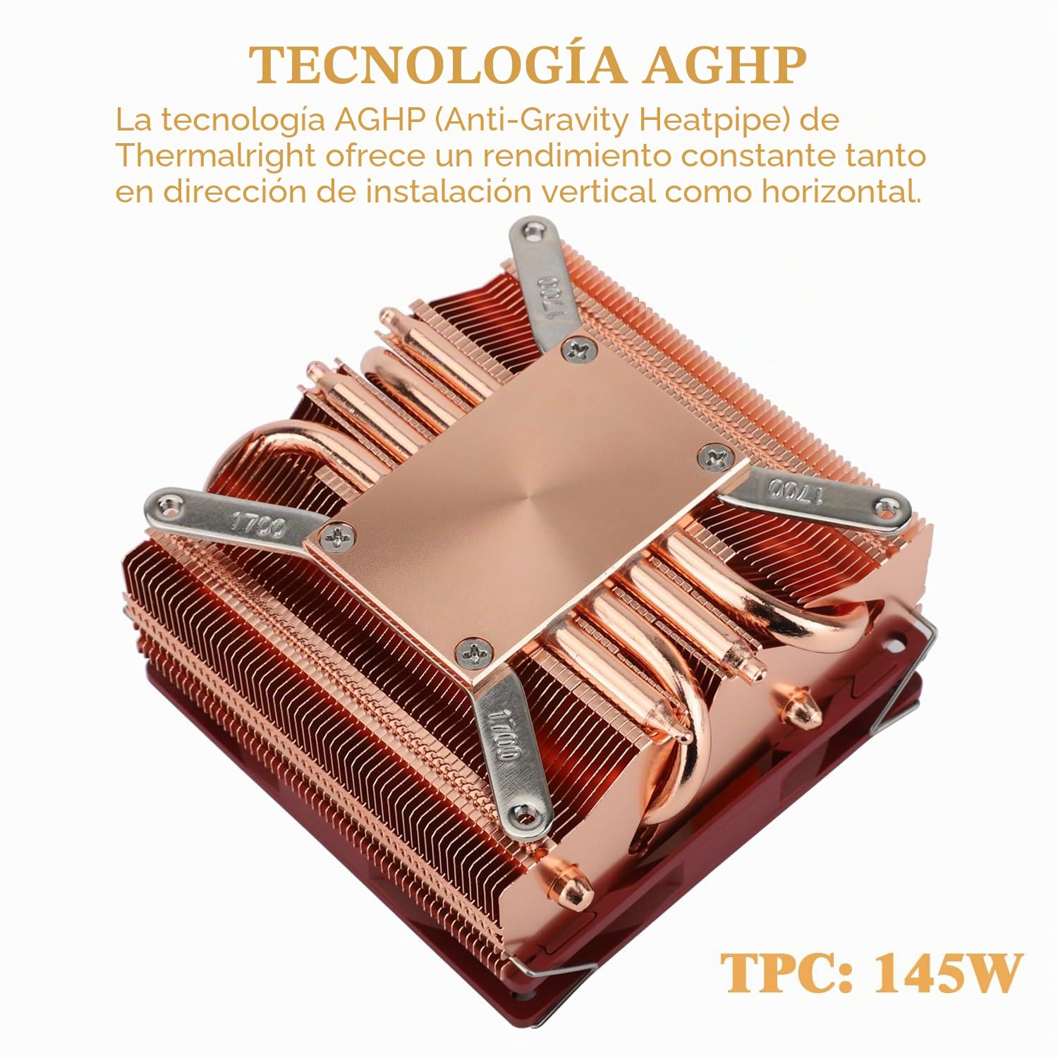 Ventilador de CPU de perfil bajo completo Thermalright AXP90-X53 ITX, 53 mm de altura, ventilador TL-9015R Slim PWM, tecnología AGHP, para AMD AM4 AM5 / Intel 1700/1150 / 1151/1155 / 1156/1200