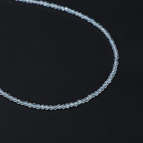 Miniatura 10 de Red Garnet Necklace, Gemstone Beaded Necklace, Crystal Choker Necklace, January Birthstone Jewelry, 925 Silver 14k Gold Plated 16+2 inch Adjustable