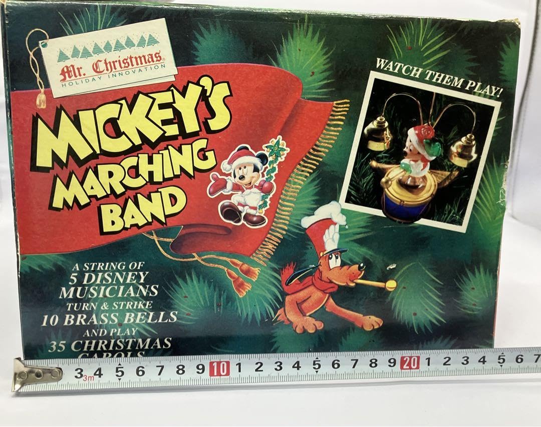 廃盤　クリスマスオーナメント ディズニー ミッキーズマーチングバンド ほぼ未使用】クリスマスオーナメント ディズニー ミッキーズマーチング