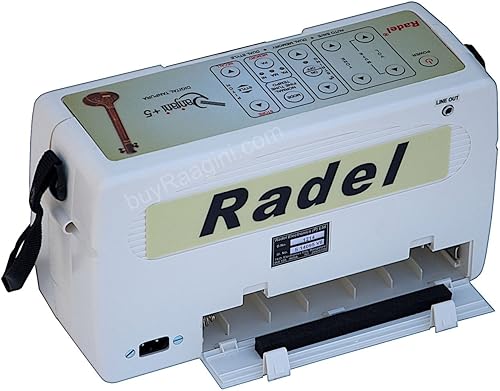 Electronic Tanpura - RADEL Saarang Ranjani Plus 5 Digital Tanpura, En USA, 5 Cuerdas, Caja de tambura electrónica, Manual de instrucciones, Bolsa,
