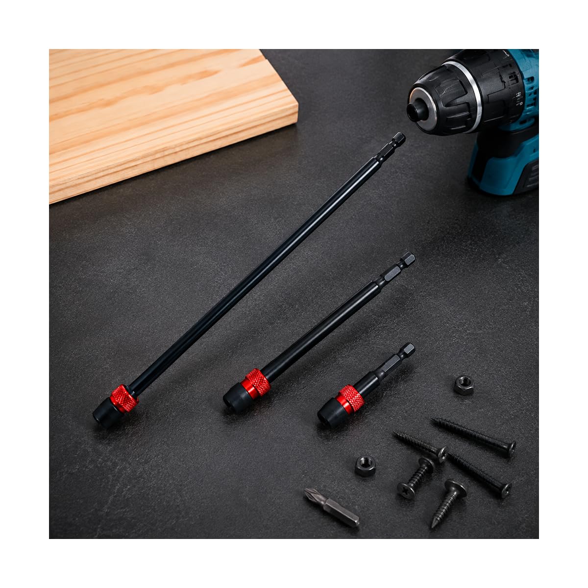 Extensión Broca para Bosch GDX 18V-180 2017-2026,Soporte Hexagonal 1/4" Acero