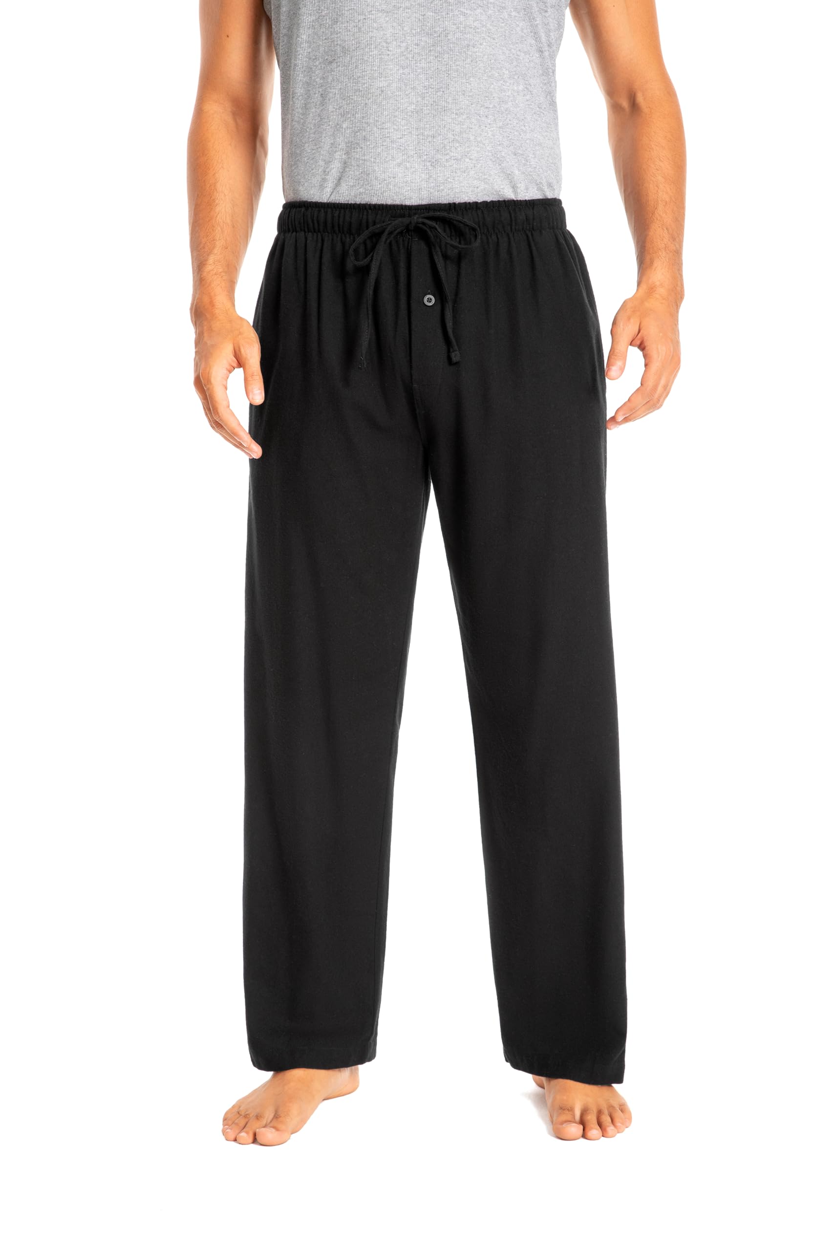 JTPW Herren 100% Baumwolle Flanell Bequeme Pyjama/Lounge Bot